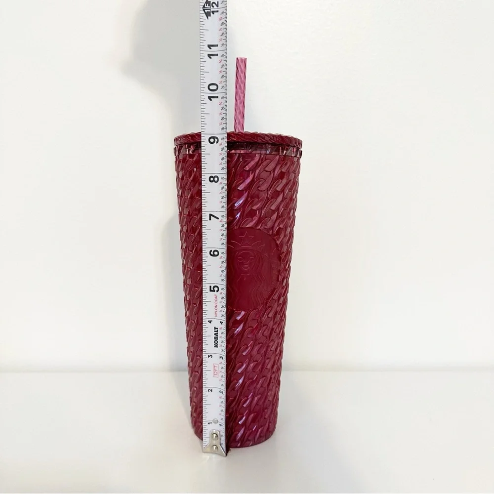 Starbucks NWT Holiday Merlot Jeweled Venti Travel Tumbler